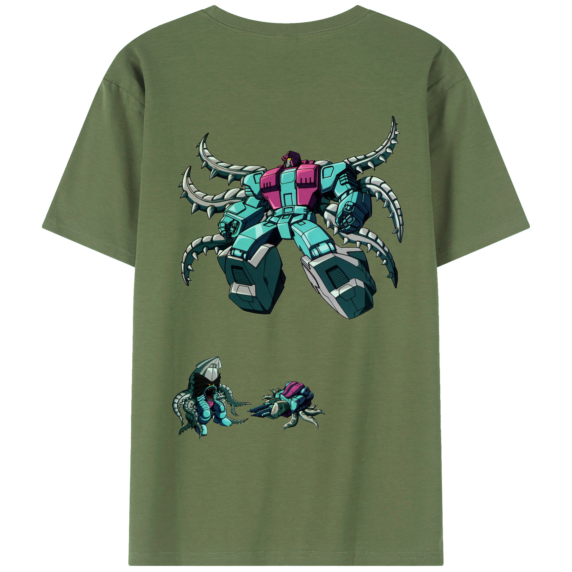 （画像用）  綿100％ メンズ半袖Tシャツ（バックプリント） 通気性